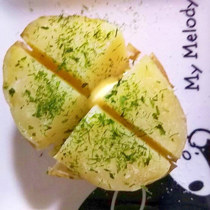 レンジのみで簡単!新じゃがバターのり塩味
